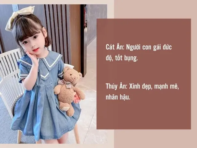 Gợi Ý Tên Đệm Cho Con Gái