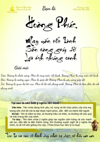 Ý Nghĩa Tên Lê Hoàng Phúc: Giải Thích Chi Tiết, Phong Thủy Và Độ Hợp Tuổi