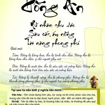 Ý Nghĩa Tên Nguyễn Hồng Ân Là Gì? Giải Mã Vận Mệnh, Tính Cách Và Phong Thủy Chi Tiết