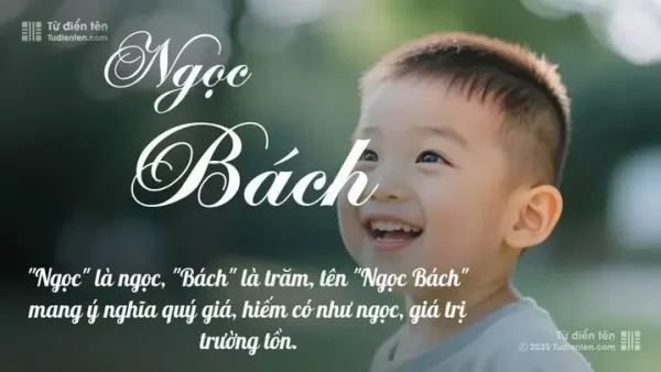 Giải Mã Ý Nghĩa Tên Nguyễn Ngọc Bách Chi Tiết, Phong Thủy Và Vận Mệnh