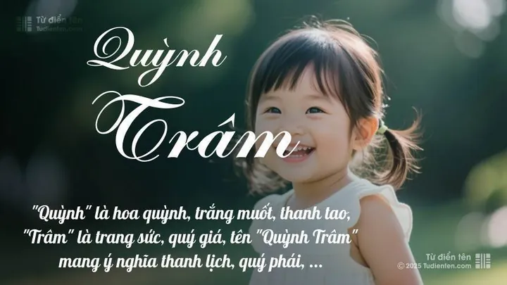 Tên Quỳnh Trâm Xét Theo Phương Diện Phong Thủy Và Ngũ Hành Ra Sao? Tên Quỳnh Trâm Xét Theo Phương Diện Phong Thủy Và Ngũ Hành Ra Sao?